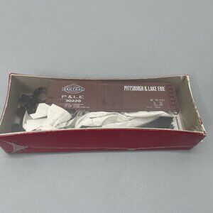 Vintage HO Branchline Pittsburgh & Lake Erie P&LE 30220 40’ Boxcar Train Car Kit